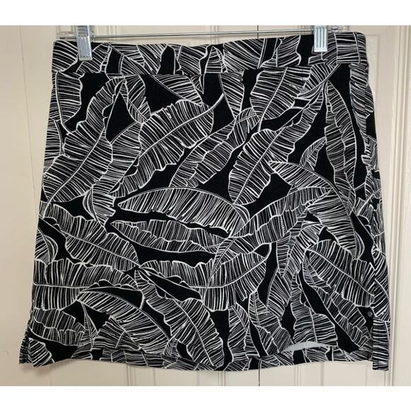 Rafaela Comfort skort black and white botanical print small - Picture 6 of 7